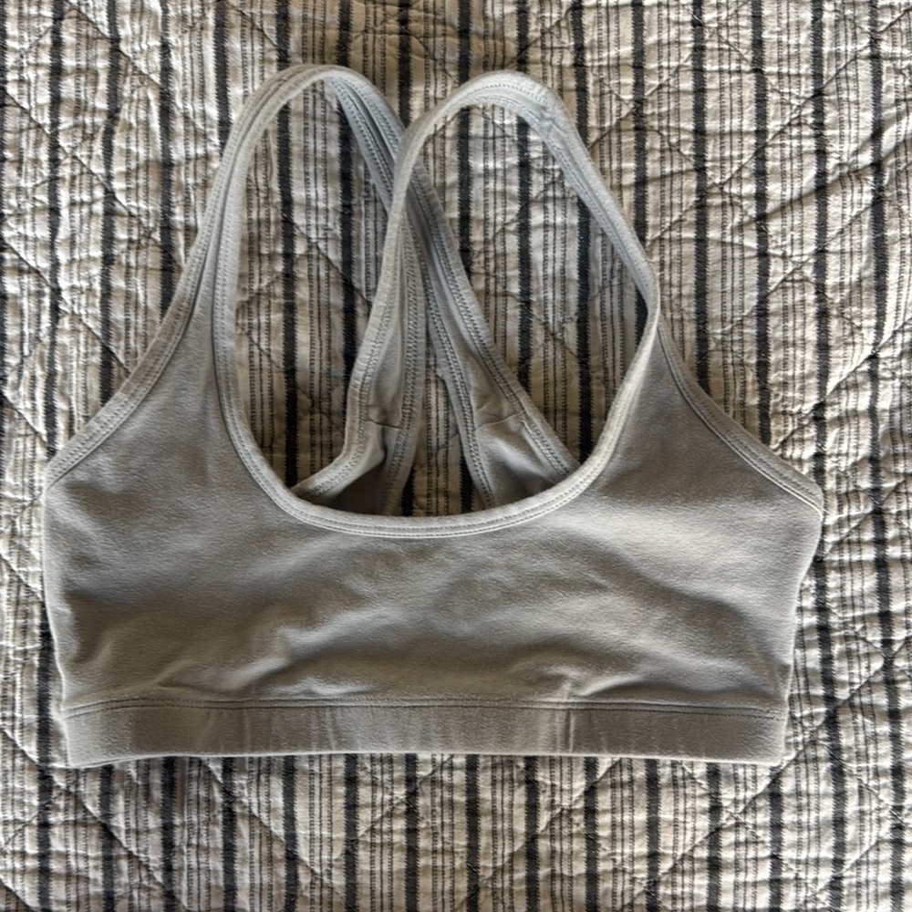 TNA Gray Racerback Sports Bra Intimates